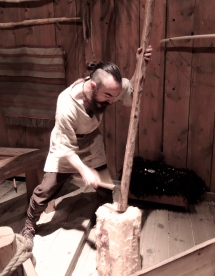 Bowmaking in the Chieftain's Longhouse, Northern Norway